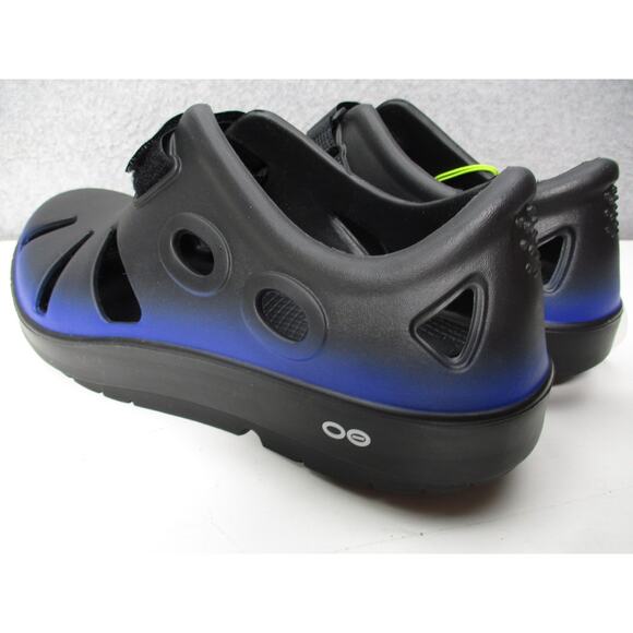 OOFOS Oocandoo Recovery Sandals Shoes Royal Blue Black Mens Sz 10 main image 5